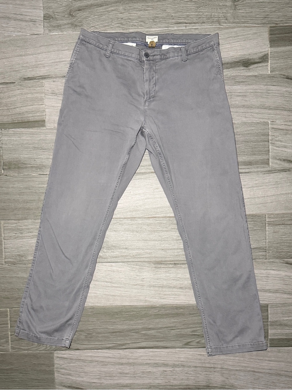 Dockers Men's Gray Athletic Fit Casual Chino Pants